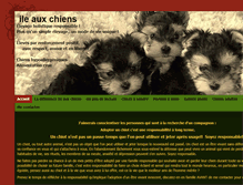 Tablet Screenshot of ileauxchiens.com